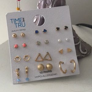 12 PAIR EARRINGS SET